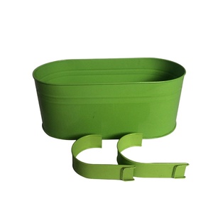 Pots et jardinières en métal galvanisé pour <span class=keywords><strong>plantes</strong></span>, ensemble de pots pour <span class=keywords><strong>plantes</strong></span> succulentes avec plateau et trous de drainage pour l'intérieur et l'extérieur - Product Image 1