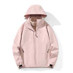 Outdoor 3-In-1 Windproof Jacket With Detachable Fleece Lining Unisex Technical Apparel For Workwear And Outdoor Use - Product Image 1