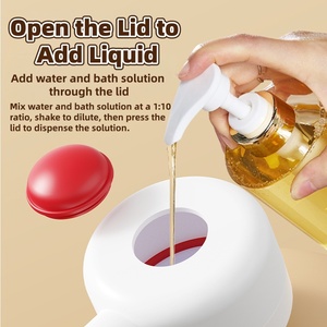 Sikat Mandi Pijat Hewan Peliharaan Taimipet SKUF-3 dengan Dispenser Sampo, Bahan ABS TPR Lembut, Scrubber Semprot untuk Anjing Kucing, Pembersih Mendalam Busa Melimpah untuk Bulu - Product Image 3