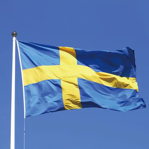 Bandera de Suecia de 2x3 pies / 3x5 pies, 100% Poliéster, Impresión Digital, Bandera Nacional <span class=keywords><strong>Sueca</strong></span> para Exteriores, Doble Costura - Product Image 2