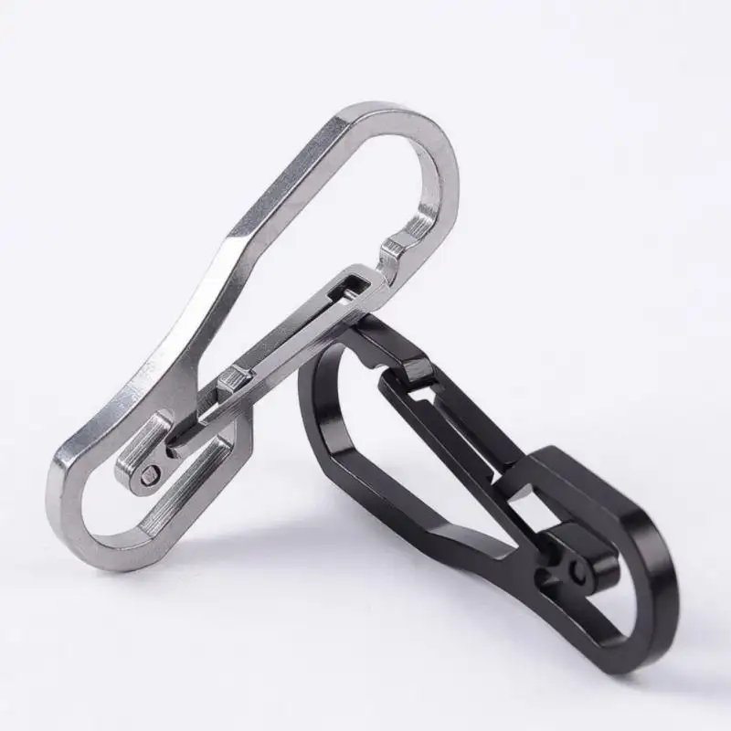 Amazon Hot Product 2022 Durable Stainless Steel Buckle Carabiner Keychain Outdoor Accessories for Hiking Climbing