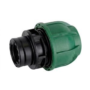 Acoplamiento Roscado Hembra de Compresión 20*1/2 de Material PP Virgen SAP Resistente a la Corrosión para Tuberías de PE/HDPE para Suministro de Agua y Drenaje - Product Image 1