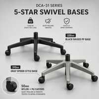 Chaise de bureau ergonomique moderne à dossier haut en maille, avec support lombaire, accoudoirs réglables, pivotante à 360 degrés, réglage de hauteur par vérin à gaz, chaise de travail informatique