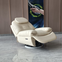 Sillón reclinable moderno para sala de estar, sillón eléctrico giratorio de lujo para el hogar, muebles de salón.
