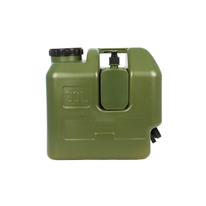 Bidon d'eau vert mat 20L avec robinet <span class=keywords><strong>pour</strong></span> la chasse, la pêche, la vie hors réseau, le <span class=keywords><strong>camping</strong></span> en bord de route - Product Image 1