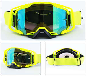 Vente en gros de lunettes de sport, bande élastique réglable, Motocross, usine, personnalisé, lunettes de Moto coupe-vent Mx Dirt Bike, lunettes de Moto - Product Image 3