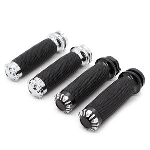 Empuñaduras de manillar de motocicleta de aluminio CNC RACEPRO de 1 "y 25mm para <span class=keywords><strong>Harley</strong></span> Davidson <span class=keywords><strong>Street</strong></span> 500 750 Touring Softail Sportster XL <span class=keywords><strong>1200</strong></span> 883 - Product Image 4