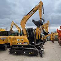 Gebrauchter Original Sany SY75C Pro Hydraulischer Raupenbagger mit Leistungsfähigem Mini-Bagger Effizient und Zuverlässig