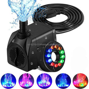 मल्टीफंक्शनल AC 220V छोटा उच्च दबाव सबमर्सिबल पंप, एलईडी लाइट के साथ कम शोर वाला फाउंटेन पंप, एक्वेरियम फिश टैंक पंप - Product Image 4