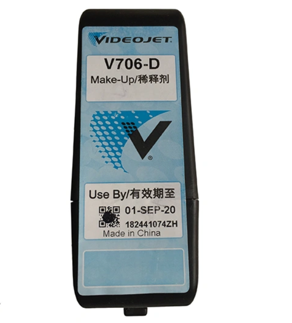 Videojet 1000 Series Machine Ink Consumable Original V706-D Makeup Solvent with MSDS