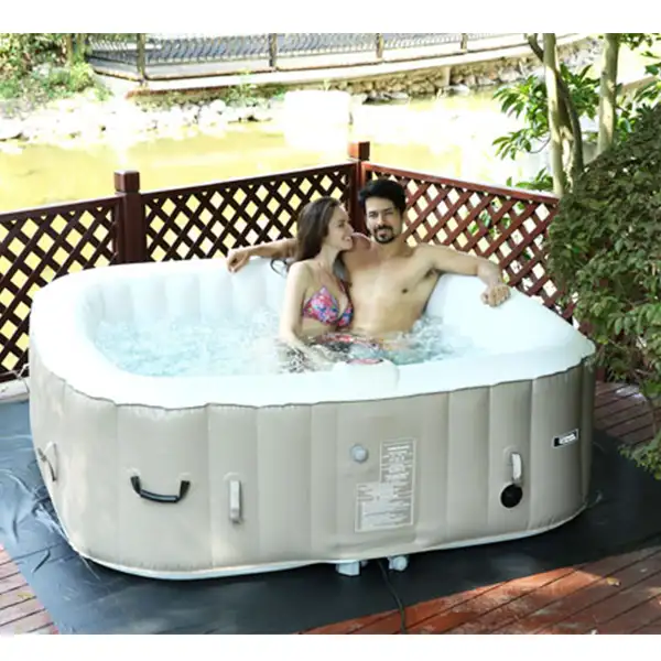 Giardino massaggio all'aperto idromassaggio idromassaggio vasca gonfiabile spa piscina grande vasca idromassaggio per 6 persone
