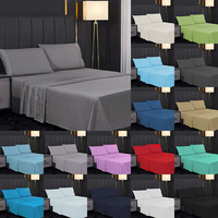 Ensemble de literie en polyester brodé brossé, multicolores, pour la maison, l'hôtel, la chambre à coucher, textile, vente en gros, sur mesure