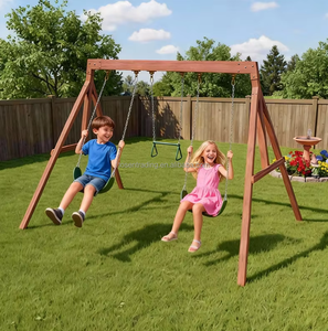 Balançoire d'extérieur Tosen à montage facile, avec longue corde et planche courbée, durable, unisexe, pour les enfants de 2 à 13 ans, idéale pour les parcs, les écoles, les cours, les jardins et les aires de jeux. - Product Image 1