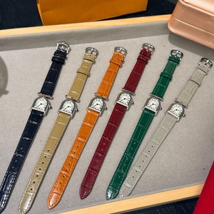 Orologio da Polso al Quarzo di Lusso per Donna, 27mm, Serie Calander <span class=keywords><strong>D</strong></span>, Numeri Romani Retrò, Cinturino in Pelle Multicolore, Impermeabile - Product Image 6