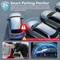 Caméra embarquée 4K Wi-Fi avec application, enregistrement avant et arrière, double objectif, boîte noire de voiture avec capteur G - Offre Spéciale
