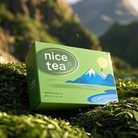 HOT Boîte cadeau de luxe Boîte d'emballage en carton rigide et pliable avec logo personnalisé Papier pour thé café Emballage en carton ondulé vendu en gros