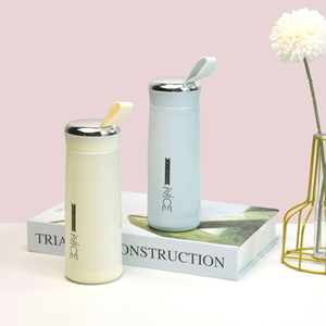 Vaso de Café de Vidrio Portátil de Gran Capacidad y Alta Estética para Mujer, Diseño Unisex para Exteriores, Vaso de Agua con Tapa y Embalaje - Product Image 3