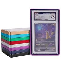 Vente en gros : Étui de protection magnétique en acrylique pour cartes PSA, protection UV, étui de présentation haute transparence pour cartes TCG, compatible avec les slabs PSA