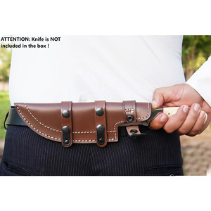 Professional Handmade Leather Sheath High Quality Protective Cover Utility <b>Tools</b> Outdoor Gear and Professional Carry Accessor - Product Image 5