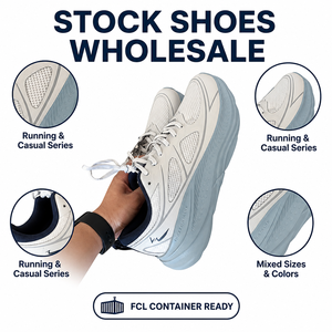 Chaussures unisexes originales en conteneur de 20 pieds avec semelle Vibram confortable, en stock avec livraison rapide pour stock de fin de série - Product Image 1