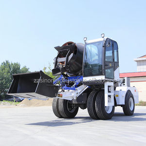 Venta caliente automático Howo 12m3 auto arena carga construcción diesel mezcla cemento camión hormigonera camiones con precio bajo - Product Image 1