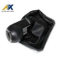 Vente flash d'accessoires automobiles, poignée de transmission manuelle, 6 vitesses, plastique et cuir PU, pommeau de levier de vitesses pour voiture
