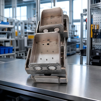 Boîtier métallique usiné CNC sur mesure avec ailettes de refroidissement pour équipements et appareils électroniques, usinage OEM en gros