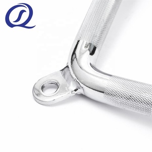 Attrezzo Multifunzionale per Palestra, Barra a V per Tricipiti in Acciaio Inox Cromato, Peso Libero - Product Image 5