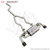 Sistema de Escape Trasero de Acero Inoxidable con Válvulas para Toyota Supra A90 A91 3.0T B58, Sistema de Escape de Alto Rendimiento