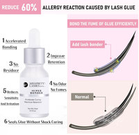 Colle pour extensions de cils imperméable Super Bonder sans alcool, adhésif liquide à séchage rapide