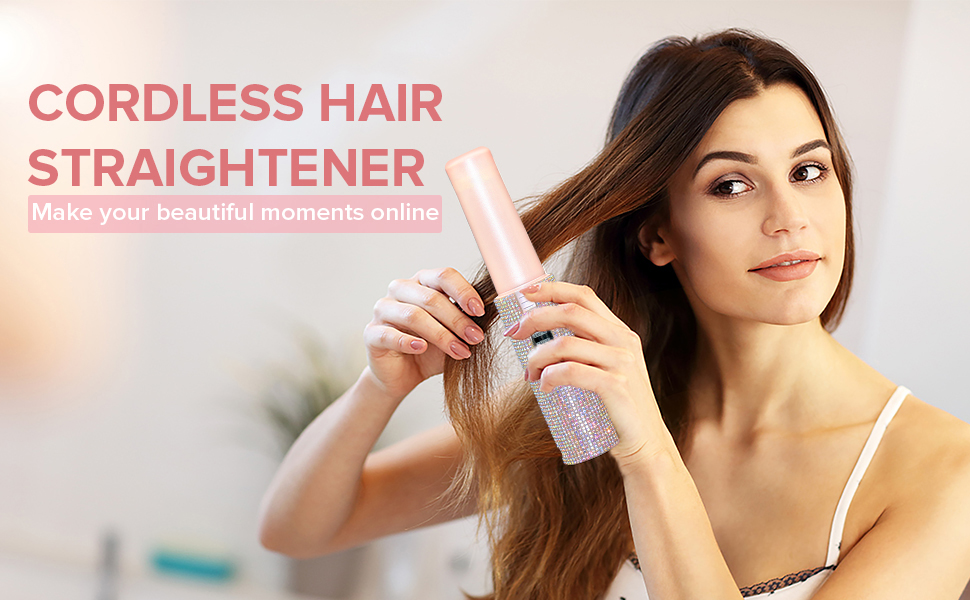 hair straightener plancha para el pelo inalambrica