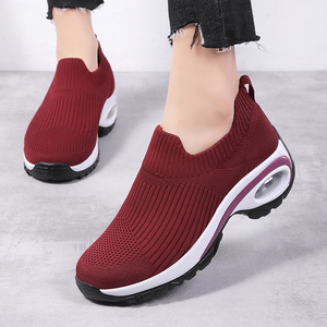 <span class=keywords><strong>Chaussures</strong></span> de course décontractées et polyvalentes pour femmes <span class=keywords><strong>2023</strong></span>, <span class=keywords><strong>chaussures</strong></span> respirantes en maille tissée, <span class=keywords><strong>chaussures</strong></span> paresseuses à pédale unique, <span class=keywords><strong>chaussures</strong></span> de sport - Product Image 6