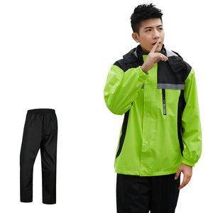 Veste de <span class=keywords><strong>pluie</strong></span> à capuche imperméable hommes course cyclisme veste de plein air coupe-vent coupe-vent vélo imperméable - Product Image 5