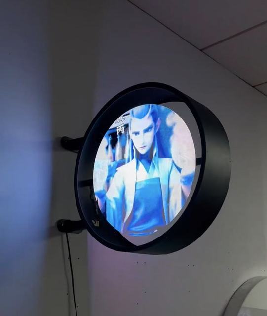 Naked Eye 3D Holographic Full Color LED 110-220V Waterproof IP65 Brightness Double-Sided Dynamic Indoor/Outdoor