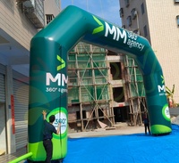 Arche gonflable pour événements extérieurs avec souffleur, en PVC sportif, gonflables publicitaires promotionnels