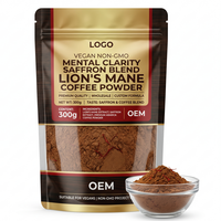 Poudre de café végétalienne sans OGM de qualité supérieure, formule personnalisée pour la clarté mentale, antioxydant, collagène, à base de plantes, vente en gros