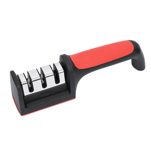 Afilador de cuchillos de cocina Yangjiang, herramienta de afilado manual multi-grano, duradera, para cuchillos y tijeras - Product Image 3