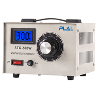 Écran LCD STG-500VA monophasé 220V AC régulateur de tension automatique transformateur Variac Variable pour fréquence 50/60Hz