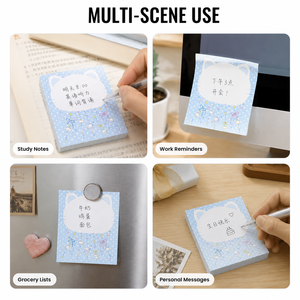 <b>Cute</b> Cartoon Cat Memo <b>Notebook</b> Pads Strong Adhesive Premium Smooth Paper Custom Print for Kids Student Office School Daily use - Product Image 3