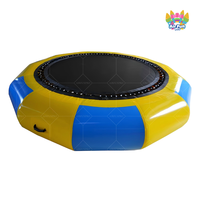 Trampoline gonflable robuste et personnalisé pour saut aquatique, lit de saut gonflable, trampoline aquatique gonflable