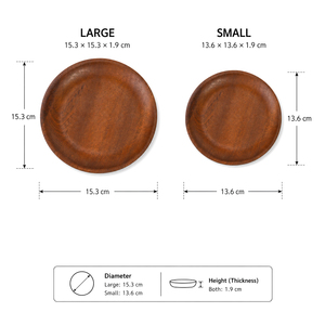 Vassoio da portata in legno di Sapele personalizzato all'ingrosso, inciso al laser, per regali aziendali e souvenir di matrimonio - Product Image 3