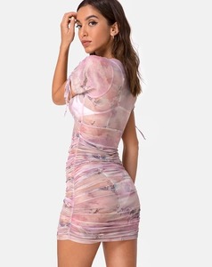 ชุดเดรสตาข่ายสีชมพูใสเพกาซัส - Product Image 3