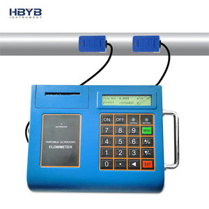 Industriële Oem Slimme Digitale Sd-Kaart Draagbare Ultrasone Flowmeter Met Datalogger Op Batterijen - Product Image 1