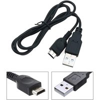 NSLikey Câble de charge d'alimentation USB de 1.2m pour console Game boy Micro GBM Câble de charge