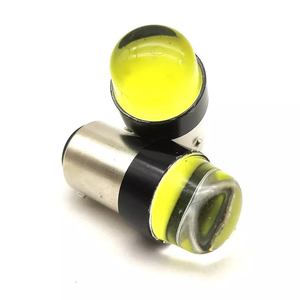 หลอดไฟรถยนต์ 12V S25 1LED 1156 1157 แบบแฟลช Strobe P21W BA15S BAY15D COB คริสตัลไลท์ วัสดุซิลิโคน สีขาว - Product Image 3