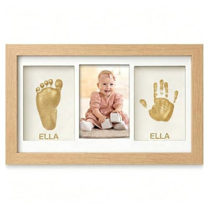 Kit de Huellas de Bebé Recién Nacido 2026, Sin Tinta, No Tóxico, con Almohadilla de Tinta Limpia para Huellas de Manos y Pies, para Marco de Fotos de Bebé - Product Image 1