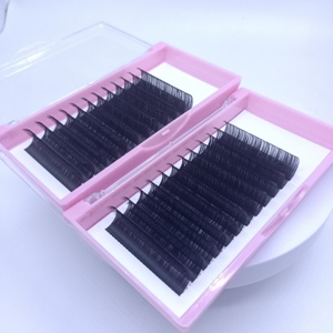 Fournitures d'extension de cils États-Unis Fournisseurs les plus vendus Cils de ventilateur humain synthétique en <span class=keywords><strong>soie</strong></span> aux cils de cheveux - Product Image 3