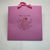 Sacs d'emballage de gâteau pliable en carton recyclable vente en gros