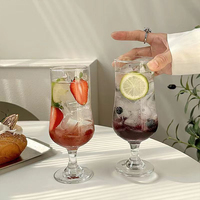 Gelas Minuman Bir Kaca Kristal Jernih Bebas Timbal Kapasitas Besar 400ml, Grosir, Klasik, Dapat Didaur Ulang, Cocok untuk Hadiah Rumah Tangga