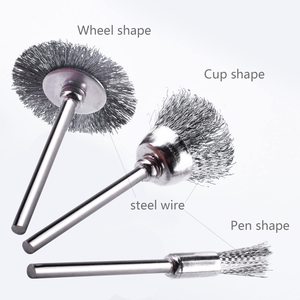 Mini <span class=keywords><strong>brosse</strong></span> de polissage de 45 pièces, kit de mini roues de polissage, <span class=keywords><strong>brosse</strong></span> de détail en fil d'acier pour outil rotatif <span class=keywords><strong>Dremel</strong></span>, élimination de la rouille - Product Image 5